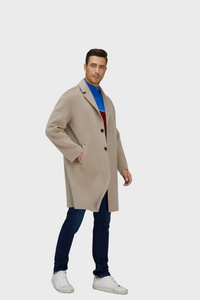 Dazzling Wool-Blend Overcoat636068052566258