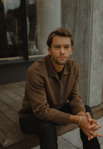 Load image into Gallery viewer, Charming Zip-Up Merino Blend Blouson
