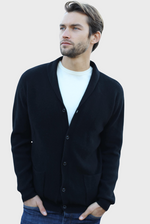 Lade das Bild in den Galerie-Viewer, Black Cashmere Cardigan
