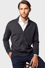 Charger l&#39;image dans la galerie, Zip-Up Cotton Cardigan
