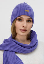 Load image into Gallery viewer, Flat-Ribbed Knit Merino Wool Hat
