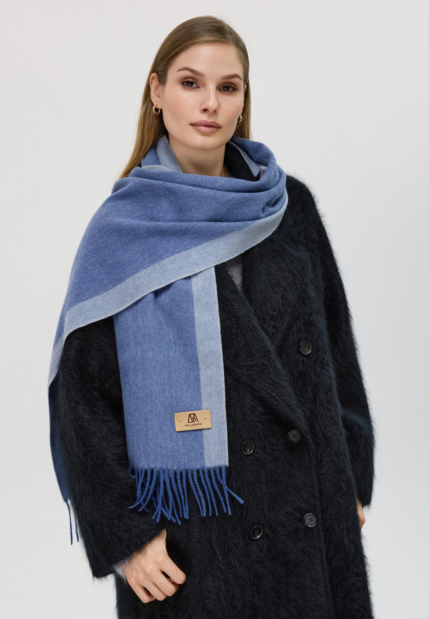 Duo-Color Cashmere Scarf
