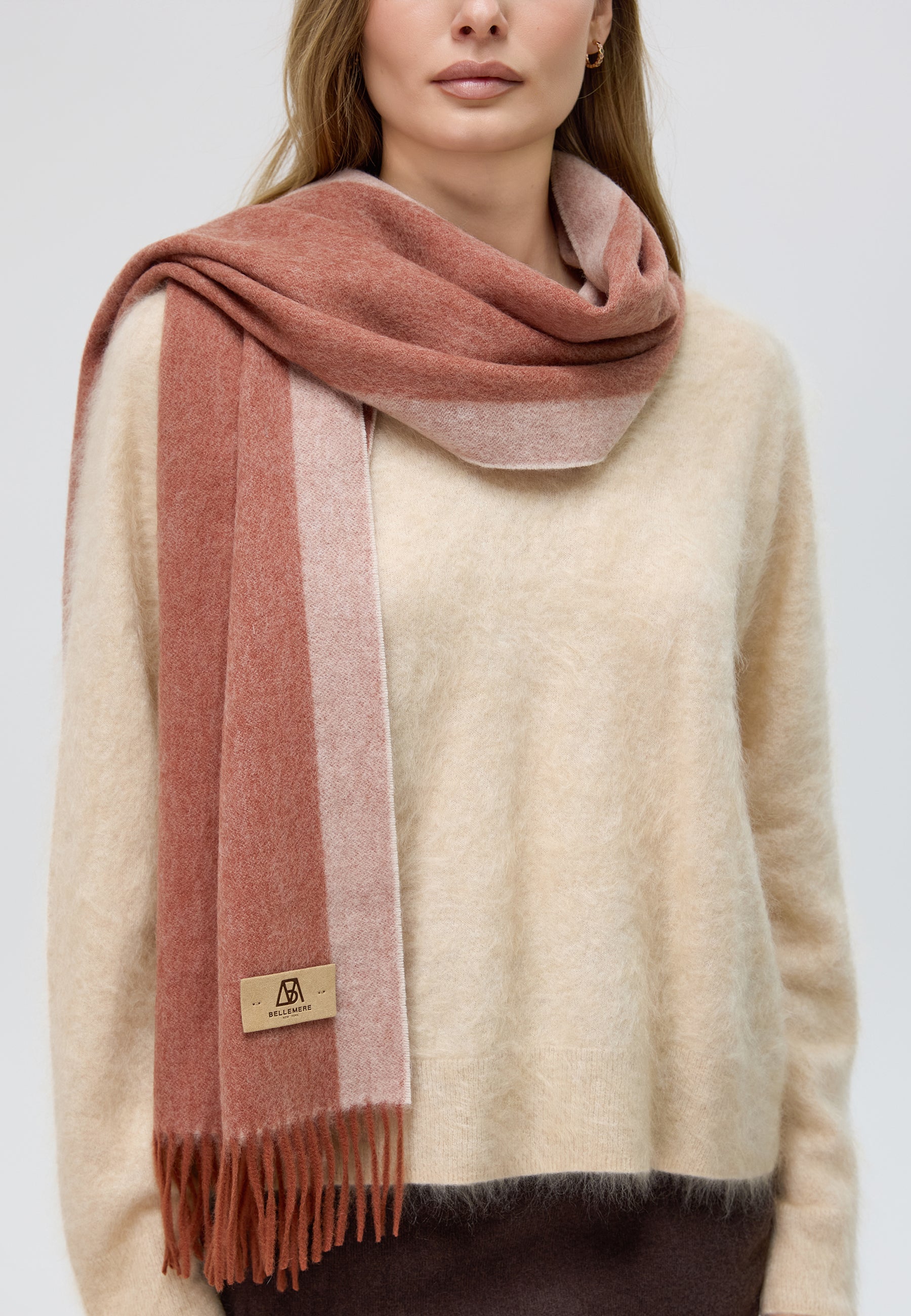 Duo-Color Cashmere Scarf