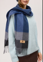 Load image into Gallery viewer, Checker Cashmere Plaid Scarf
