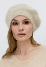 Load image into Gallery viewer, Brushed Pure Cashmere Beret
