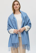 Load image into Gallery viewer, Plain Wool Scarf and Shawl
