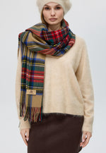 Load image into Gallery viewer, Classic Checker Lambswool Shawl
