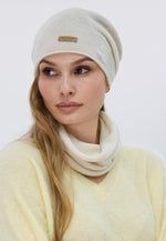 Cargar imagen en el visor de la galería, Double-Layer Cashmere Beanie

