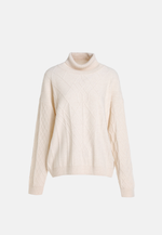 Charger l&#39;image dans la galerie, Diamond Knit Turtleneck Cashmere Sweater
