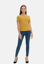 Load image into Gallery viewer, Grand V-Neck Cotton Slim Fit T-Shirt (160g)
