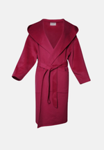Lade das Bild in den Galerie-Viewer, Merino Overcoat With Hoodie
