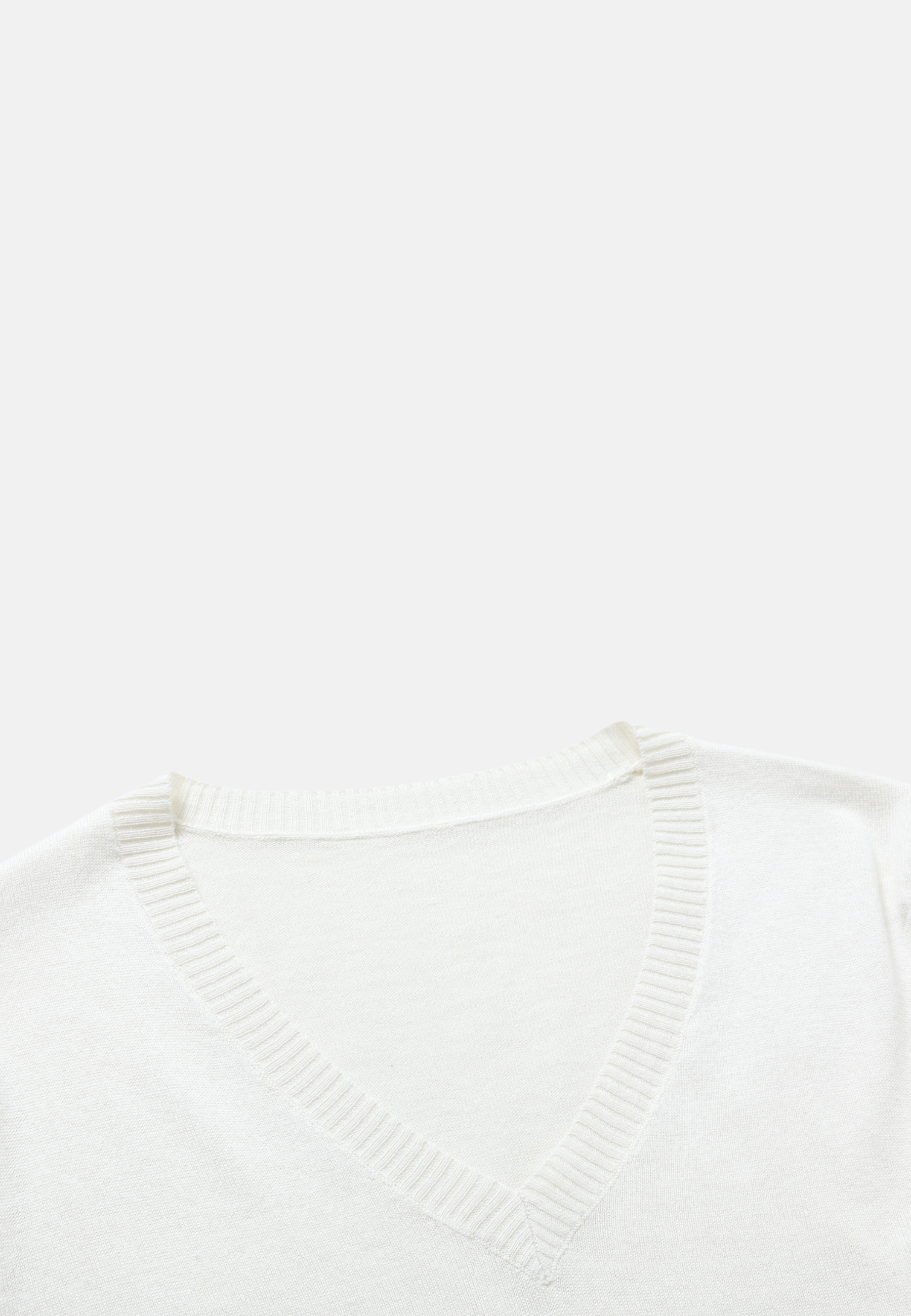 Silk Cashmere V-Neck T-Shirt