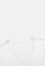 Load image into Gallery viewer, Silk Cashmere V-Neck T-Shirt
