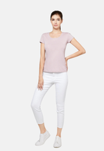 Load image into Gallery viewer, Posh Women&#39;s Cotton U Sharp Slim Fit T-Shirt (135g)
