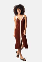Load image into Gallery viewer, Double V Wool Tank Dress
