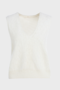 Classy Women's Brushed-Cashmere Vest336083436585202