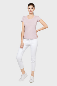 Posh Women's Cotton U Sharp T shirt ( 135g)1336073606906098