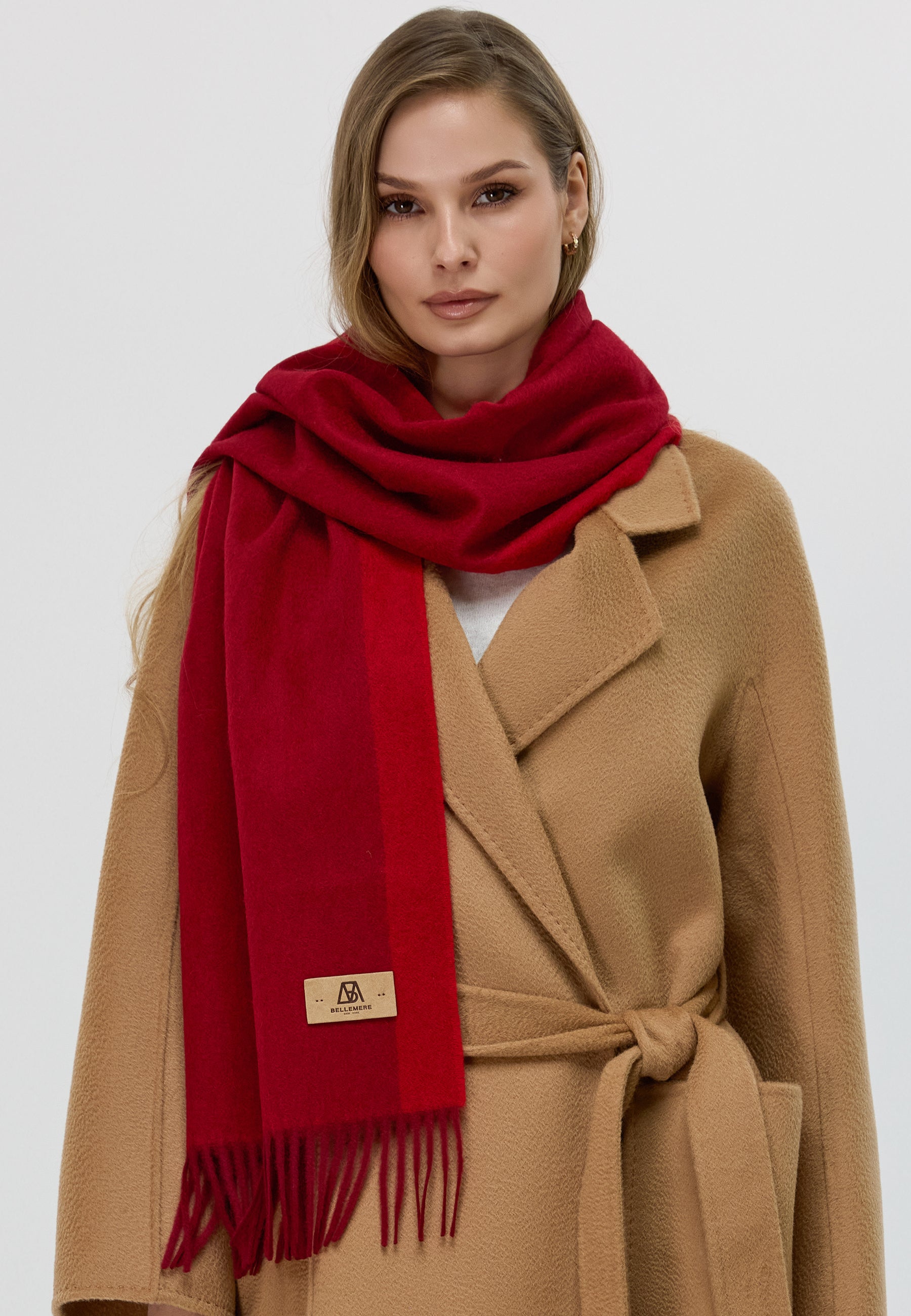 Duo-Color Cashmere Scarf