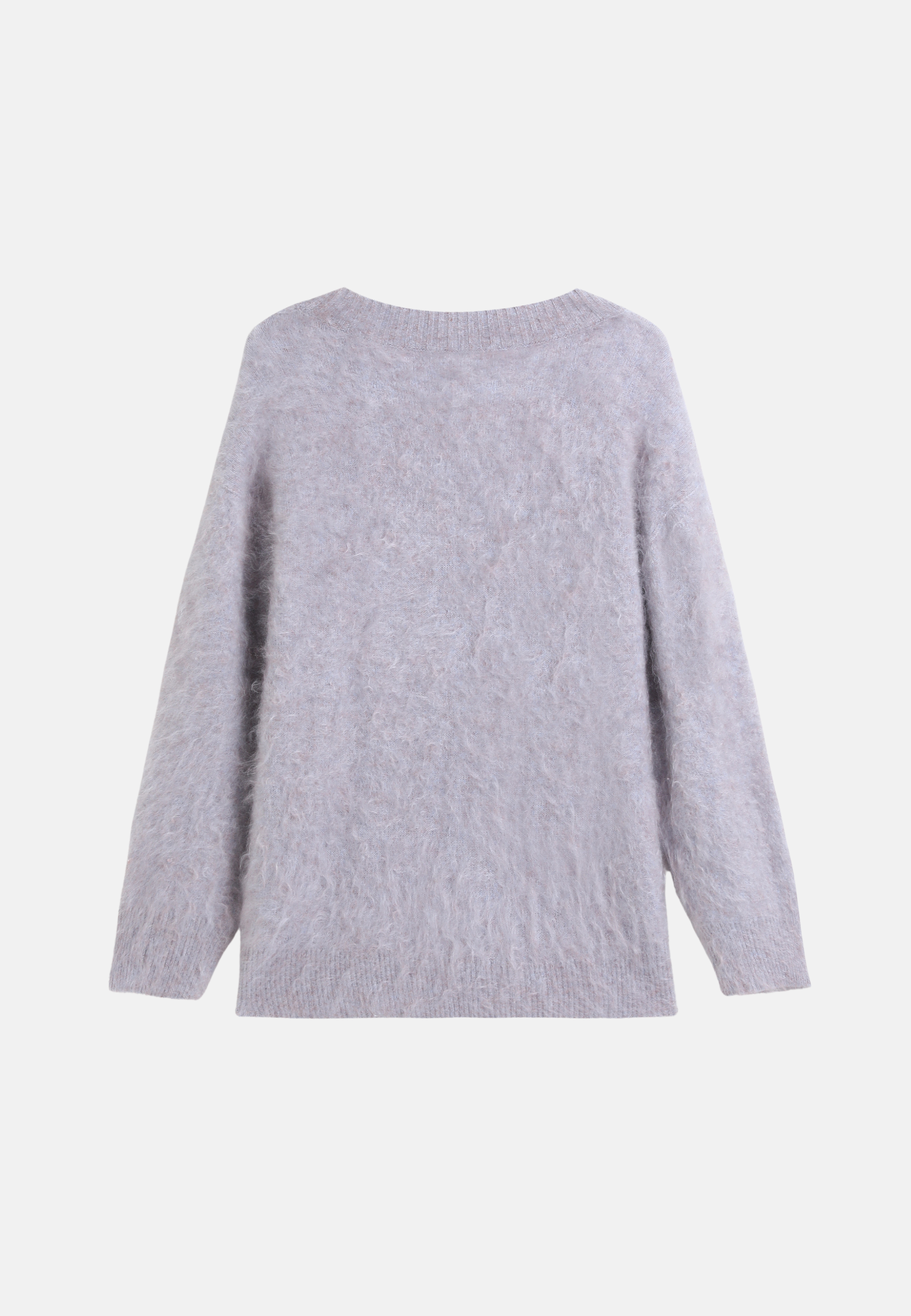 Brushed Pure Cashmere V-Neck Sweater