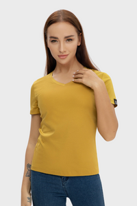 Grand V-Neck Cotton T-Shirt (160g)636073658024178