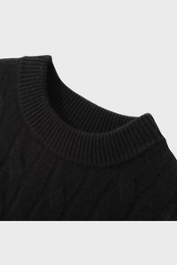 Rich Cable-Knit Cashmere Sweater4736084446134514