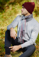 Lade das Bild in den Galerie-Viewer, Cuffed Ribbed Cashmere Beanie
