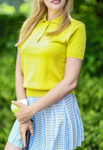 Lade das Bild in den Galerie-Viewer, Silk Cashmere Polo T-Shirt
