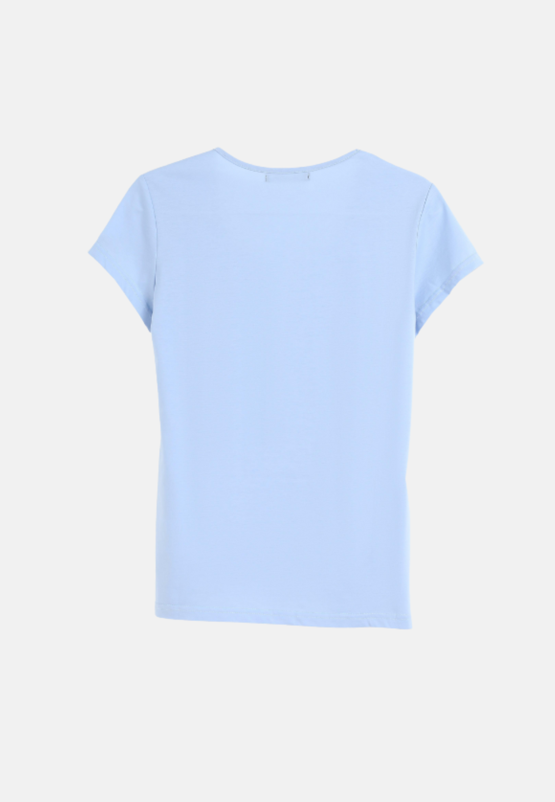 Posh Women's Cotton U Sharp Slim Fit T-Shirt (135g)