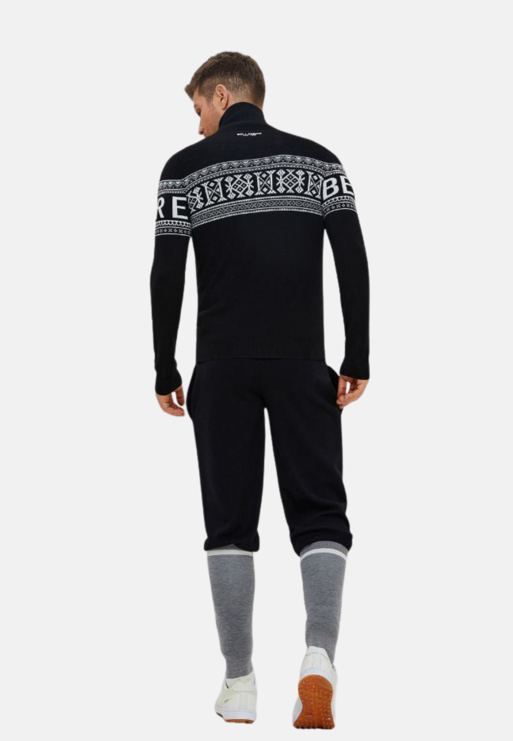 Unisex Vintage Sweden Design Full Zipped Cardigan