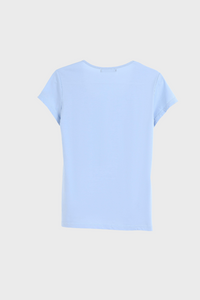 Posh Women's Cotton U Sharp T shirt ( 135g)2136073606873330