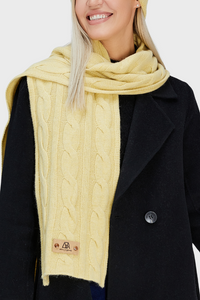 Cable-Knit Unisex Cashmere Scarves735895921443058