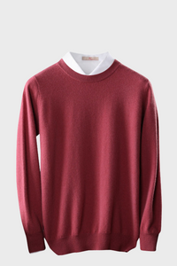 Crew-Neck Sweater ( Merino Cashmere Blended)1836084949123314