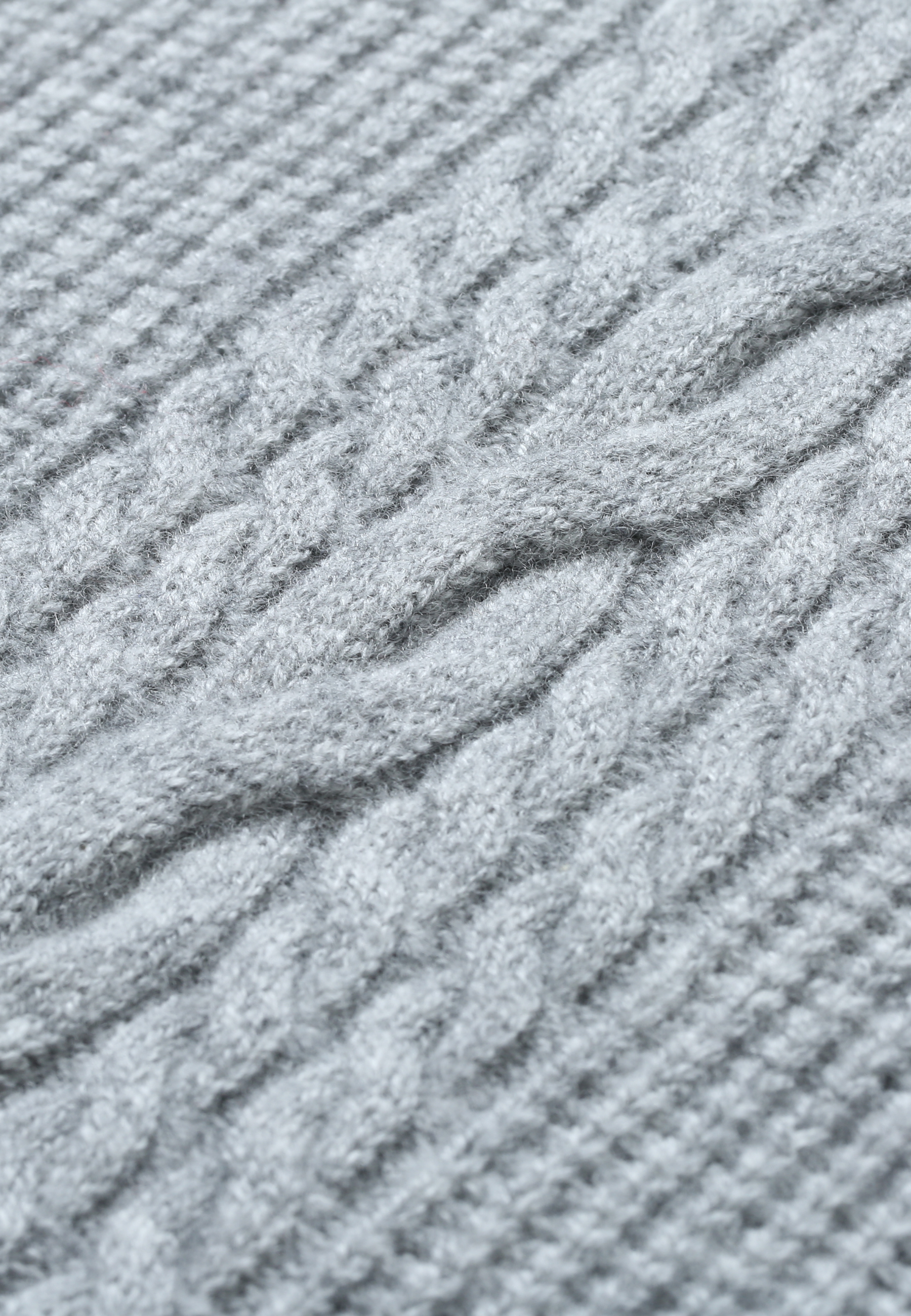 Single Cable Superfine Merino Pullover