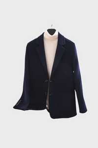 Classic Merino-Blend Blazer Jacket5436068299112690