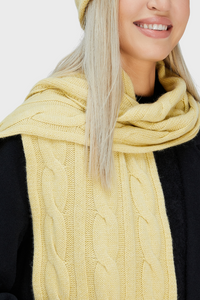 Cable-Knit Unisex Cashmere Scarves835895921541362