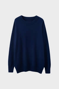 Solid Crew Neck Cashmere Sweater3636084298809586