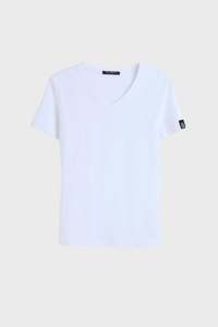 Grand V-Neck Cotton Slim Fit T-Shirt (160g)2436073656975602