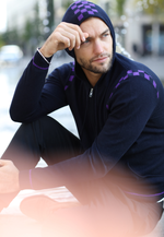 Lade das Bild in den Galerie-Viewer, Men's Merino and Cotton Checker Print Tracksuit
