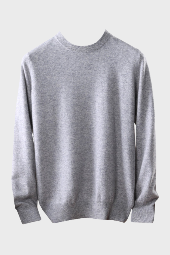 Crew-Neck Sweater ( Merino Cashmere Blended)