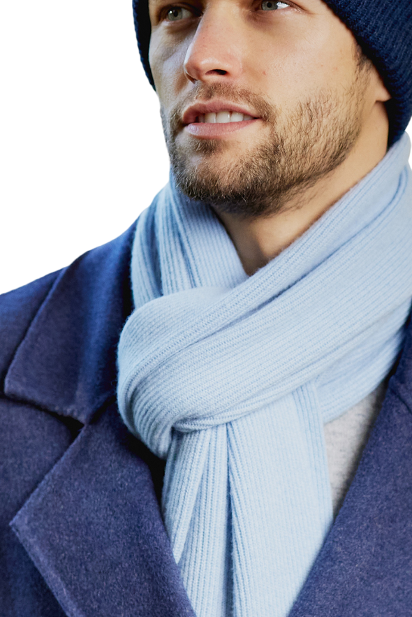 Ribbed Cashmere Scarf