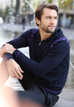 Lade das Bild in den Galerie-Viewer, Men's Merino and Cotton Checker Print Tracksuit
