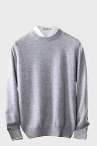 Crew-Neck Sweater ( Merino Cashmere Blended)1636084949483762