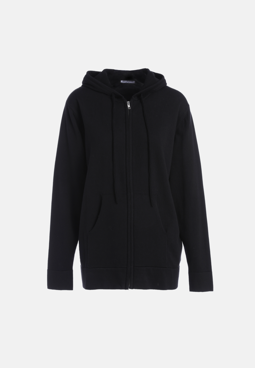 Cotton Cashmere Full Zip Slim Fit Hoodie