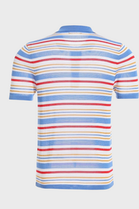 Fantasy Stripe Multicolor Tencel Polo1736073469051122