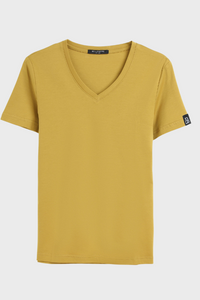 Grand V-Neck Cotton T-Shirt (160g)1136073657696498