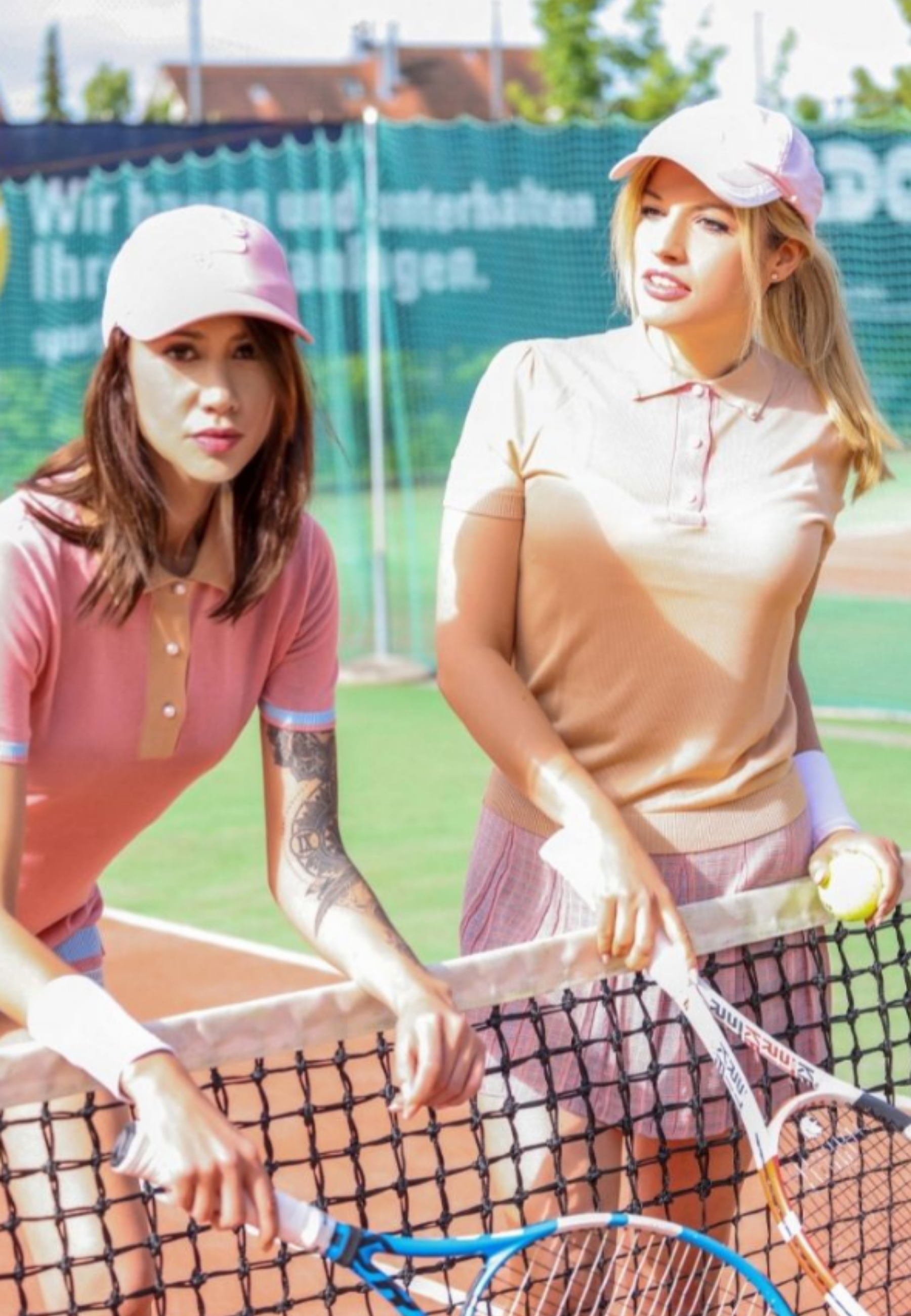 Women’s Chic Two-Tone Tencel Polo