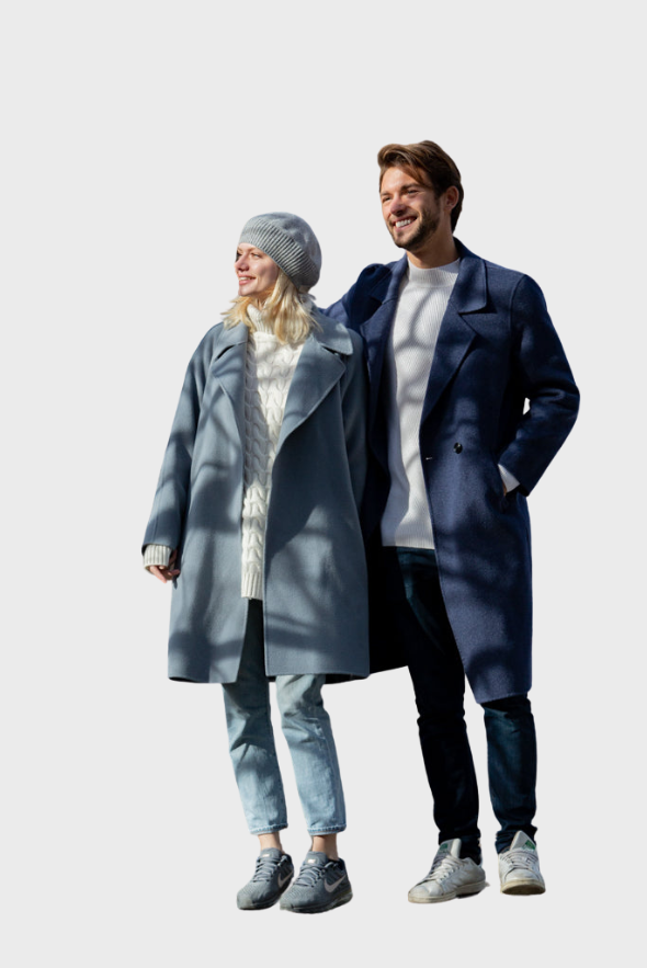 Royal Single-Breasted Merino Overcoat