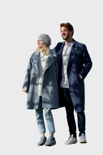 将图片加载到图库查看器，Royal Single-Breasted Merino Overcoat
