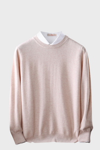 Crew-Neck Sweater ( Merino Cashmere Blended)1436084949090546