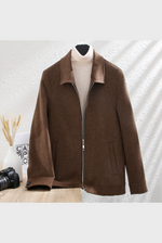 Lade das Bild in den Galerie-Viewer, Charming Zip-Up Merino Blend Blouson
